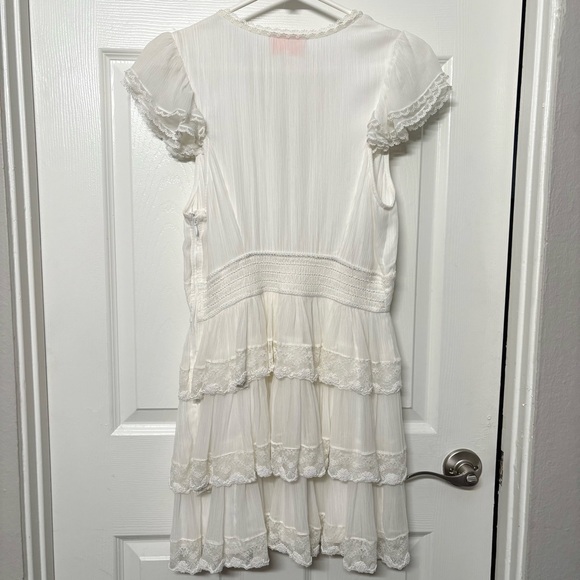 NWOT White beaded mini dress - Picture 5 of 5